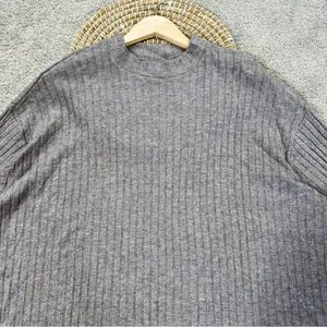 Old Navy Women’s Cozy Mock Neck Tunic Top Ribbed Longsleeve in Mushroom 3X thumbnail 3