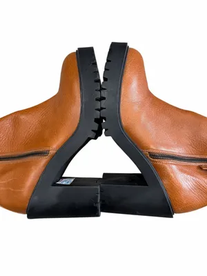 Paruolo Women’s Leather Ankle Boots Sz 39 Brown Lug Sole Block Heel Zip Booties thumbnail 7