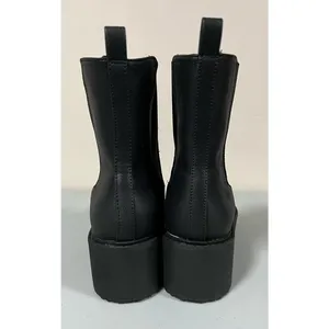 mix no. 6 Black ‘Caraline’ Pull-On Chunky Platform Chelsea Boots Booties Shoes Size 9 🕷️ thumbnail 4
