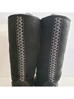 $295 UGG Ultra Tall Revival Tasman Braid Boots, size 9 thumbnail 7