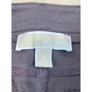 Michael Kors Brown Stretch Jegging Pants Size 2 Slim Fit thumbnail 3