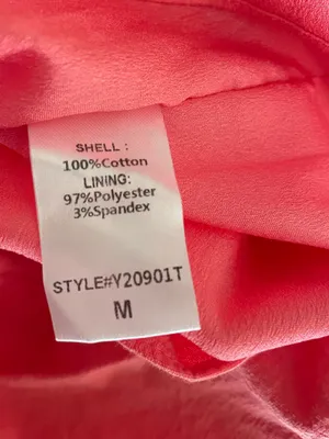 Tuckernuck Pomander Place Blossom Pink Wimberly Dress Preppy 100% Cotton Medium thumbnail 5