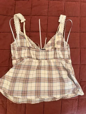 Princess Polly gingham tank top thumbnail 4