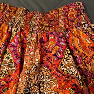 Set of 2 SHEIN CURVE Paisley Printed Flounced Layered Shorts Size 1XL thumbnail 11