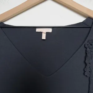 Rebecca Taylor Women 100% Cotton Fairy Grungr Whimsigoth Flare Knit Sweater‎ Top thumbnail 5