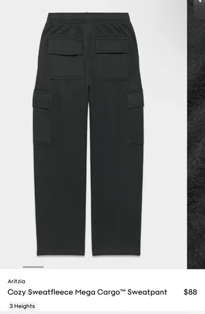 Black Cargo Aritzia Pants thumbnail 2