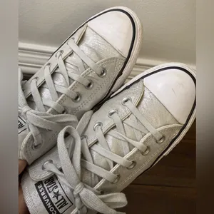 Converse Chuck Taylor All Star Low Top Metallic Shimmer Sneakers size 9 thumbnail 9