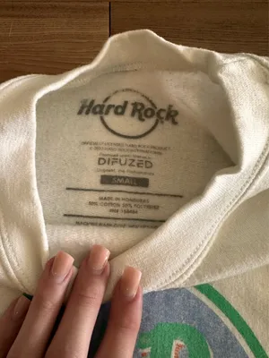 Hard Rock Cafe Fleece Crewneck Sweatshirt thumbnail 2
