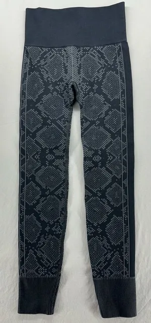 lululemon athletica Black Snake-Print Seamless Leggings thumbnail 1