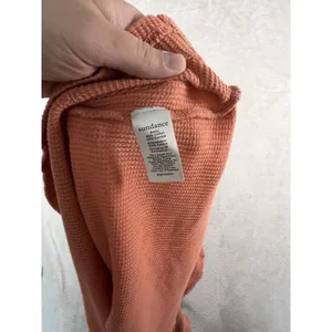 Sundance Catalog Orange Embroidered Sweatshirt Size M Boho Western Beachy thumbnail 10
