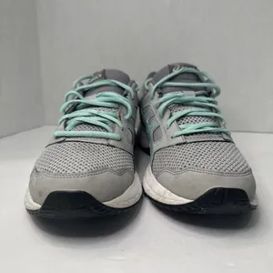 ASICS GEL-Contend 5 Women’s Size 10 Gray Aqua Running Walking Shoes 1012A234 thumbnail 4