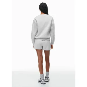 Aritzia TNA Cozy Fleece Boyfriend Hi-rise Micro Short High-rise fleece sweatshorts, size 2XS thumbnail 4