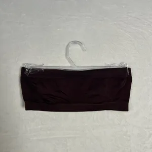 NORDSTROM Seamless Bandeau Bra Top M/L Brown Nylon Spandex Comfort Fit‎ thumbnail 4