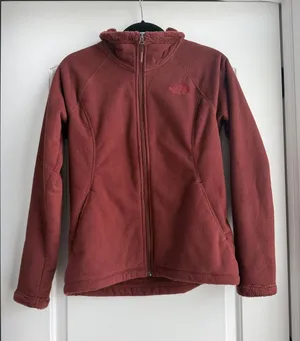 The North Face Women's Full-Zip Fleece Jacket - Brick Red (Maroon) thumbnail 1