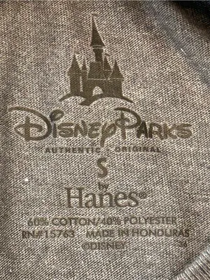 THE HAUNTED MANSION Disney Parks Hanes Gray Glow in the Dark T-shirt VTG Y2K S thumbnail 8