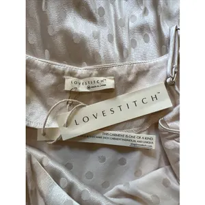 Lovestitch Cream Polka Dot Slip Dress Size Medium‎ Babydoll Coquette Cottagecore thumbnail 8