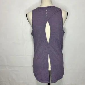 Athletic Works Womens Purple Open Back Tank Stretch Size M (8-10) thumbnail 5