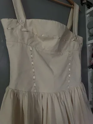 House of cb HONOR Buttermilk Ribbon Detailed Mini Dress thumbnail 4