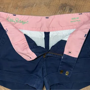 Lilly Pulitzer The Barclay Shorts in Navy 3” Inseam thumbnail 7