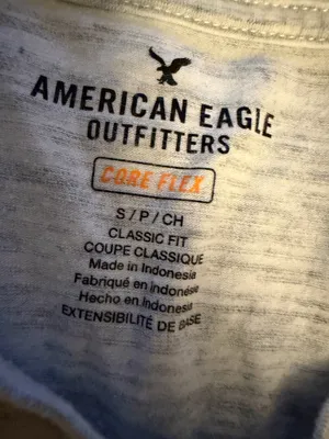 Grey American Eagle men’s short sleeve shirt thumbnail 4
