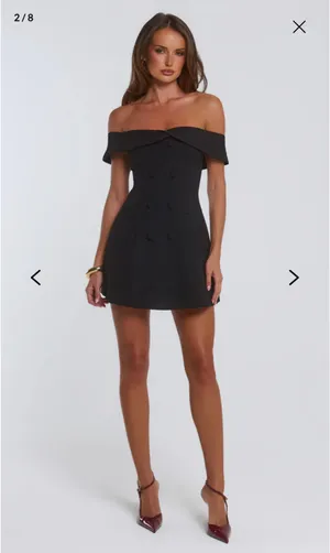 Hello Molly Mini Dress Black thumbnail 2