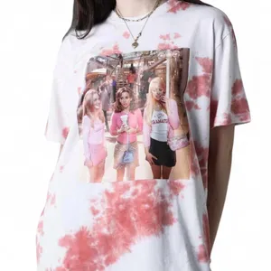 NWT Dumbgood x Mean Girls The Plastics Tie Dye Baggy Graphic T-Shirt — L/XL thumbnail 2
