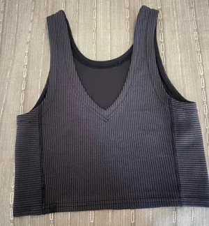 NWOT Lululemon Ribbed Softstreme Cropped Tank Top thumbnail 3