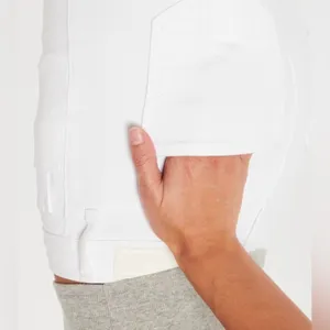 Hollister Women's Ultra High-Rise Straight Jeans White Size 3 thumbnail 4