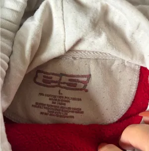 E5 Vintage university of Wisconsin size large hoodie thumbnail 3
