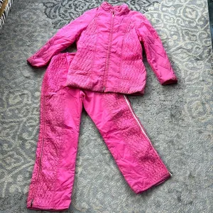 Vintage Aspen Ski Wear Two Piece Snow Ski Suit Hot Pink Medium thumbnail 1