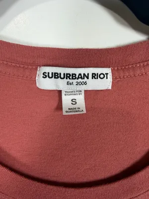 Suburban Riot Women's Raising Hell Graphic Tee in Rust thumbnail 2