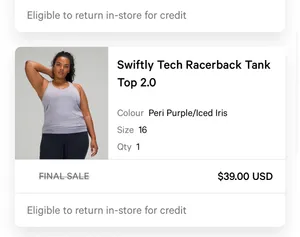 Lululemon swiftly tech racerback tank thumbnail 6