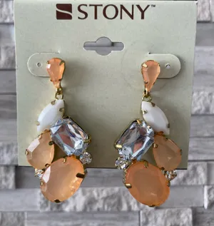 2/$24! Earrings Peach and White Orange thumbnail 1