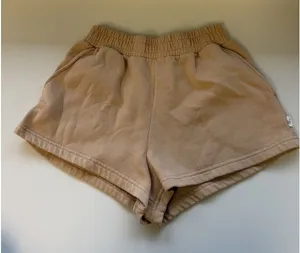 Araminta James Yellow Fleece Shorts Womens‎ XS Lounge Comfy Neutral thumbnail 1