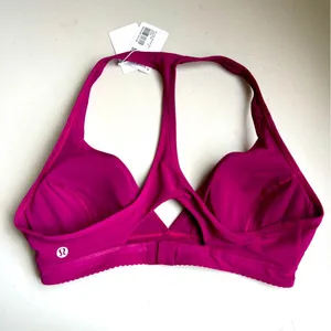 LULULEMON All Day Breeze Bra Magenta Purple, Size 6, NWT thumbnail 3