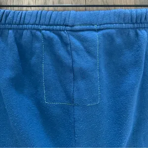 Aviator Nation Stripe Sweatpants in Ocean Blue with Red, Orange, Yellow Large thumbnail 2