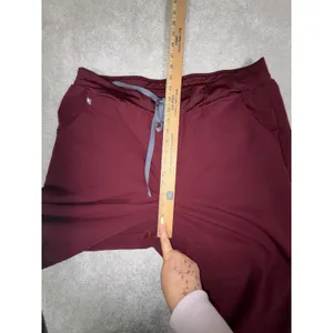 figs zamora jogger scrub pants burgundy xxl Women's thumbnail 11