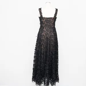 Dress The‎ Population - Anabel Gown Black Nude Medium thumbnail 3
