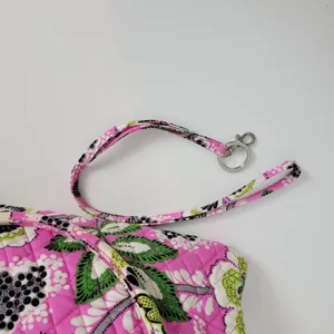 Vera Bradley Crossbody‎ Shoulder Bag Pink Print Fabric Handbag Purse Pocketbook thumbnail 8