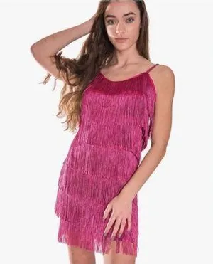 Pink Flapper Dress thumbnail 1