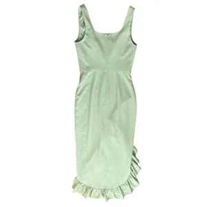 Dress the Population Women’s Charlene Ruffle Maxi Dress Gown Sage Green Size S thumbnail 6