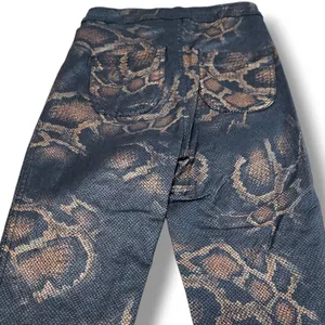 JC JQ Jeans Size Small W22"L30.5" Stretchy Skinny Jeans Snake Skin Print Python Print thumbnail 5