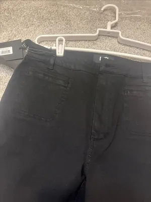 NWT Anthropologie purchase PAIGE Black Marlow skimmer Flare Jeans for Women thumbnail 7