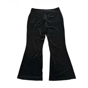UNIVERSAL STANDARD NWT Farrah Velvet Flare Pants Womens 16 Black Bootcut Holiday thumbnail 8