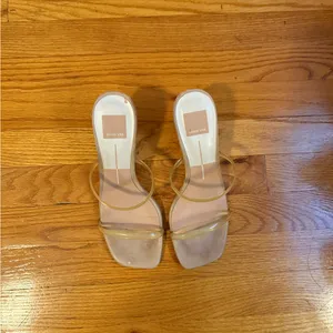 Dolce Vita neous Clear Beige Block Heel Sandals thumbnail 2