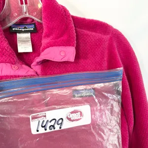 Patagonia XS Fleece Pullover Hot‎ Pink Gorpcore Preppy Maximalism Athleisure C thumbnail 10