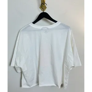 FREE PEOPLE Movement Inspire Cotton Graphic T-Shirt in White/ Peach Size Large thumbnail 6