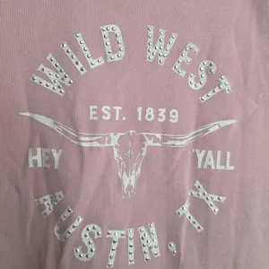 Wild West Austin, TX Grayson Threads Waffle Knit Crop Tee Size Large thumbnail 2