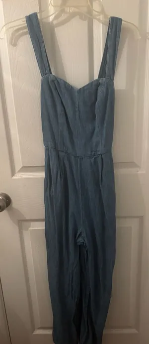 Old Navy Denim Jumpsuit thumbnail 1