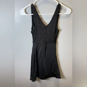 Princess Polly NEW Women's Bareena Mini Dress‎ Black Size 2 thumbnail 4